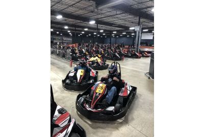 Fun at the K1 Speed racetrack